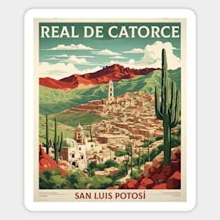 Real de Catorce San Luis Potosi Mexico Vintage Tourism Travel Magnet